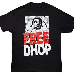 DeAndre Hopkins Free DHop James Conner Graphic T-Shirt Black Men’s L *measured